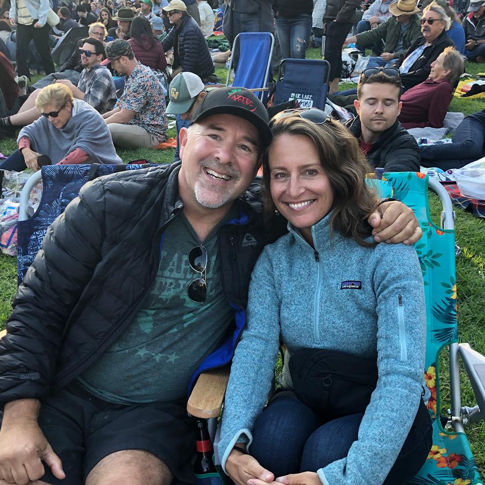John DiDomenico at an outdoor event