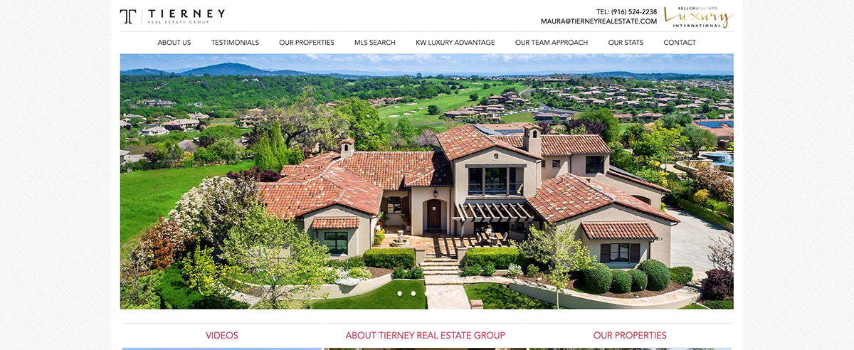 Image for post about Tierney Real Estate Group: Website Redesign