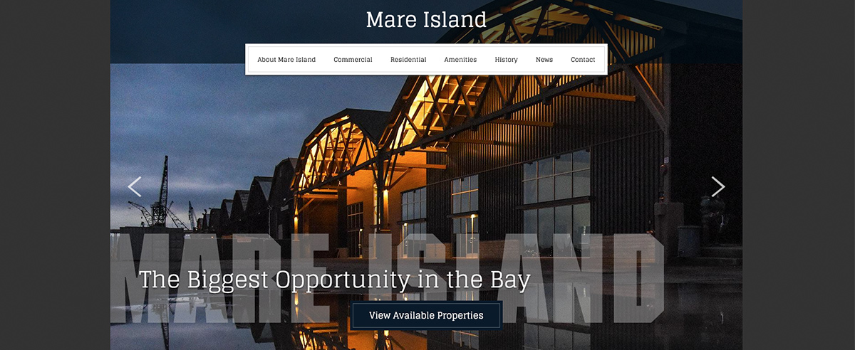 Image for post about Discover Mare Island: Website Redesign