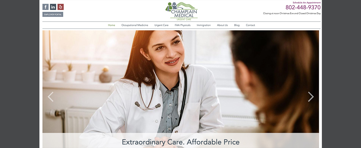 Image of Image for post about Champlain Medical: A Smart New Online Presence for Burlington Facility