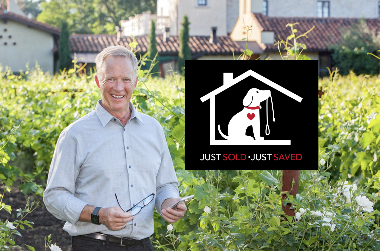 Dave Carpenter and Just Sold Just Saved logo
