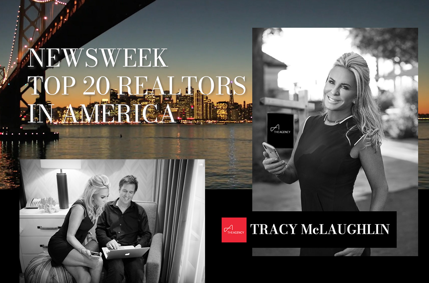 Image of Image collage featuring photo's of real estate agent, Tracy McLaughlin